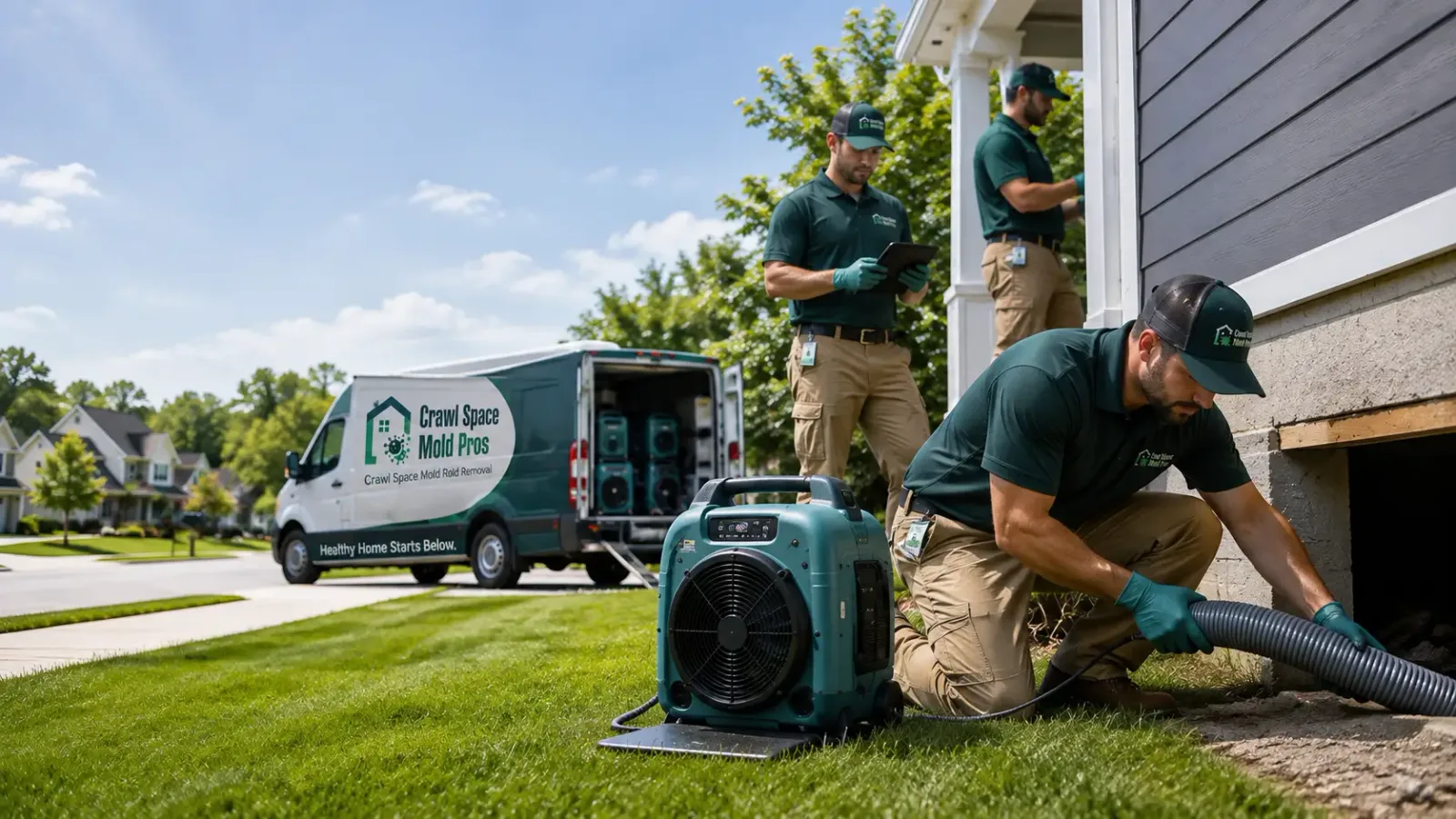 Crawl Space Mold Removal in Buchanan, ND